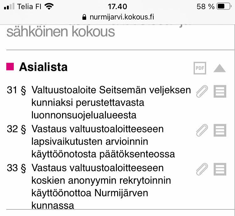 Kolmen Vihreän valtuustoaloitevastauksen ilta